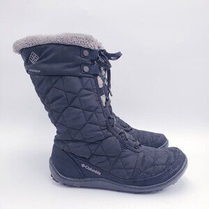 Columbia Women's Black Minx Mid 2 Omni-Heat BL1585-010 Winter Snow Boot Size 7.5
